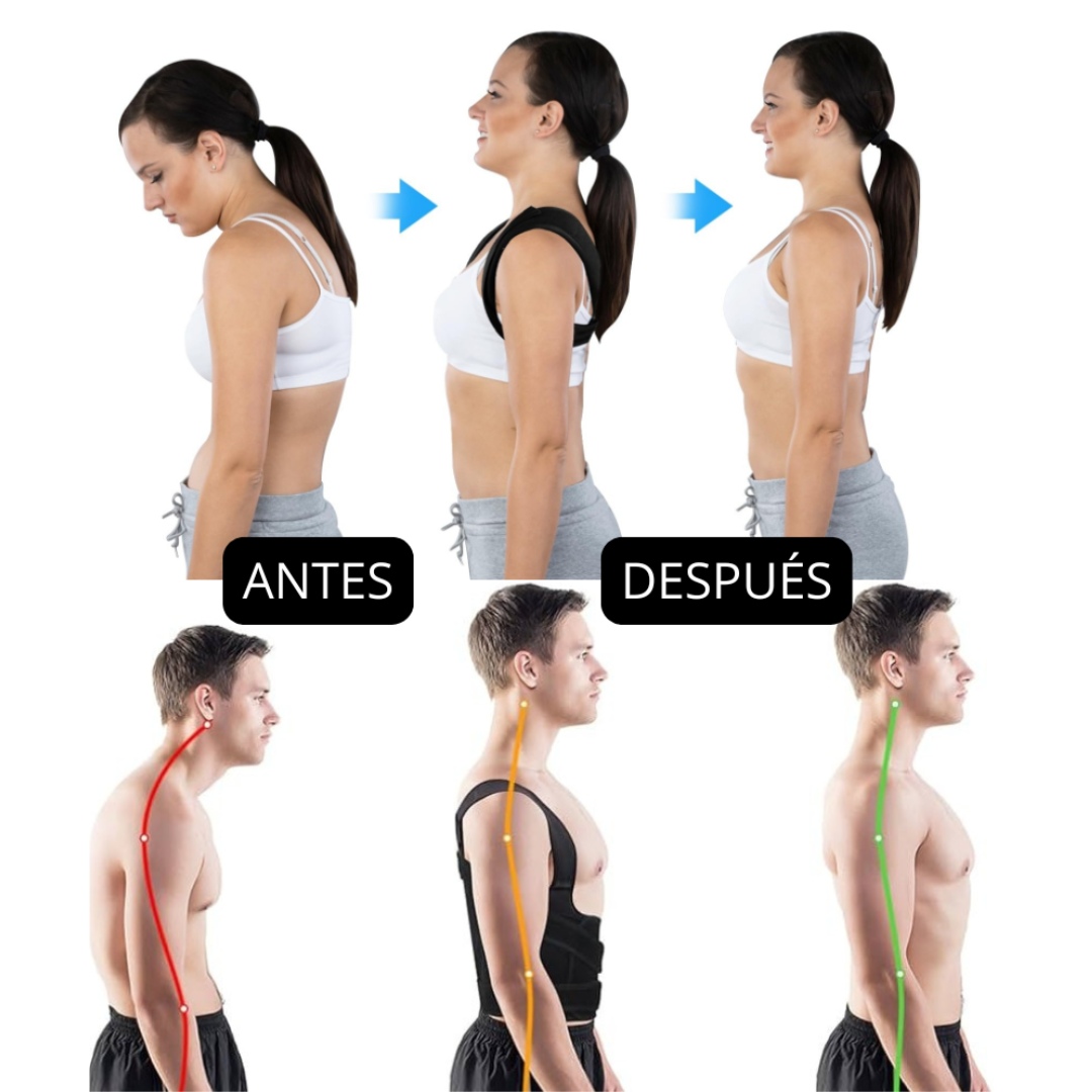 Corrector de Postura Pro Unisex | Corrige tu postura en segundos.